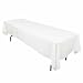 60 x 126 in. Rectangular Polyester Tablecloth White