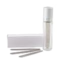 Metal Collar Stays in Glass Tube- 3 Pairs, 3 Sizes by Cuff-Daddy