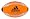 Orange/Metallic Silver/Black