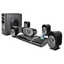iLuv i1277 Slim Desktop Video 5.1 Channel Home Theatre System and DVD Player with iPod Dock (Black)