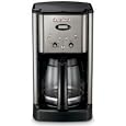 Cuisinart DCC-1200 Brew Central 12-Cup Programmable Coffeemaker, Black/Brushed Metal