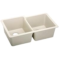 Elkay ELGU250RBQ0 Gourmet E-Granite Undermount Sink, Bisque