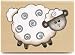 Lullaby Lamb Wood Mounted Rubber Stamp