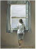 Person at the Window Art Poster Print by Salvador Dalí, 20x28