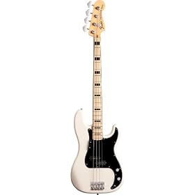 Classic 266202305 4-Strings '70s Precision Bass Guitar (Olympic White)