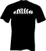 Cover:Fruit of the Loom T-Shirt - human evolution