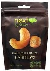 Next By Nature BCA32356 Dark Chocolate Covered Cashews, 12 x 3 oz