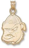 Georgia Bulldogs Solid 10K Gold Bulldog Pendant
