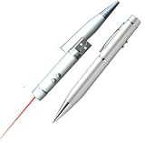 4-in-1 Pen with USB Flash Memory, Laser & LED light