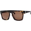 Vestal Lynwright Adult Hand Formed Acetate Lifestyle Sunglasses - Polished Tortoise/Brown/Brushed Silver