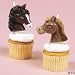 12 Assorted Horse Shaped Cake Topper Candles
