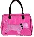 Pet Supplies : Designer Dog Carrier - Open Top Silhouette Pet Carrier - Pink