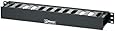 Panduit WMPFSE Horizontal Cable Manager, Black, 1 RU, Black