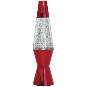 Lava Lamp Original Brand NEW Technology Glitter Lamp Battery Operated Red by Lava Brand