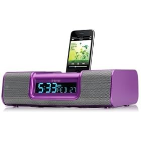 IHOME IP9URC Clock Radio For Iphone and Ipod (Purple)