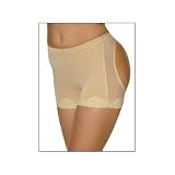 Bombshell Boutique Sexy Brazilian Butt Lift Lifter Buttocks Panty Enhancer Tummy Control Girdle (LARGE BLACK)