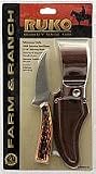 SKINNING KNIFE 3.25^ SIM STAG