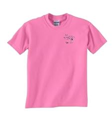 Personalized custom embroidered ballet dance design on t-shirt