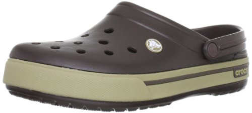 crocs Unisex Crocband II.5 Clog, Espresso/Khaki,12 US Women / 10 US Men