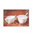 Porcelain Cream and Sugar Set with Spoon by Trudeau