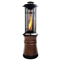 The Inferno Central Flame LP Gas Patio Heater Finish: Bronze