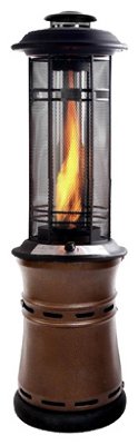 The Inferno Central Flame LP Gas Patio Heater Finish: Bronze On Sale