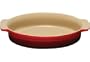 Le Creuset Stoneware 11-1/2-Inch Oval Dish, Red