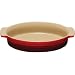 Le Creuset Stoneware 11-1/2-Inch Oval Dish, Red