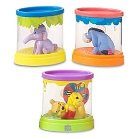 Disney 3-Pc. Waterfall Stackers Winnie the Pooh Bath Toy Set