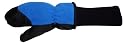 SnowStoppers STAY-ON Medium Royal Blue Fleece Mittens, Ages 4-7