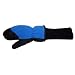 SnowStoppers STAY-ON Fleece Mittens (Medium for ages 4-7, Royal Blue)