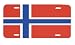 Norway Norwegian Kongeriket Flag Auto License Plate