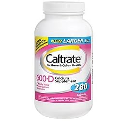 Caltrate 600 + D - Calcium Carbonate w/ Vitamin D - 280 Tablets