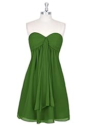 Ruched  Chiffon Sweetheart Homecoming Dress/Prom Dress/Party Dress/Mini Dress  With Ruffles