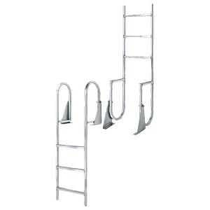 Dockmate Wide Step Flip-Up Dock Ladders by