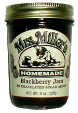 Blackberry Jam No Added Sugar: 3 jars Mrs Miller Homemade by Mrs Millers Homemade