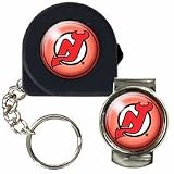 NHL New Jersey Devils 6' Tape Measure, Key Chain & Money Clip Set