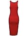 Awesome21 Women's Bodycon Midi Dress in