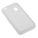White Durable Flexible Soft Silicone Skin Case for Sprint Samsung SPH-M800 Instinct Cell Phone