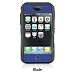 Electronics : iSkin Revo Protective Case for iPhone 4GB/8GB Colour BLADE (BLUE)
