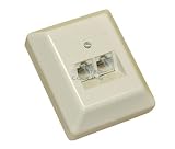 ISDN Anschlußdose AP 2xRJ45 8P4C