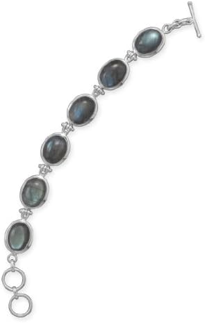 7"+.5" Labradorite Toggle Bracelet
