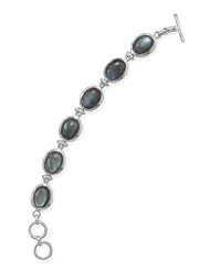 7"+.5" Labradorite Toggle Bracelet