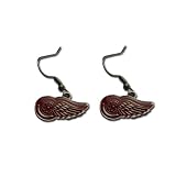 Detroit Red Wings Dangle Logo Earring Set Nhl Charm Gift