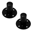 New Pair Speaker Cabinet Metal Stand Pole Mounts 1 3/8" TH4