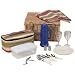 Maxam 18pc Picnic Basket Set