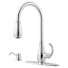 Tools & Hardware : Treviso Stainless Steel Pull-Out Spray Kitchen Faucet