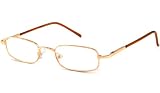 Asset Eyewear Full Readers (Men) Reading Glasses - R461 Shiny Gold