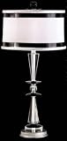 Jasmine 13.5 One Light Table Lamp in Silver Leaf