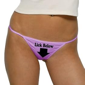 Lick Below Thong